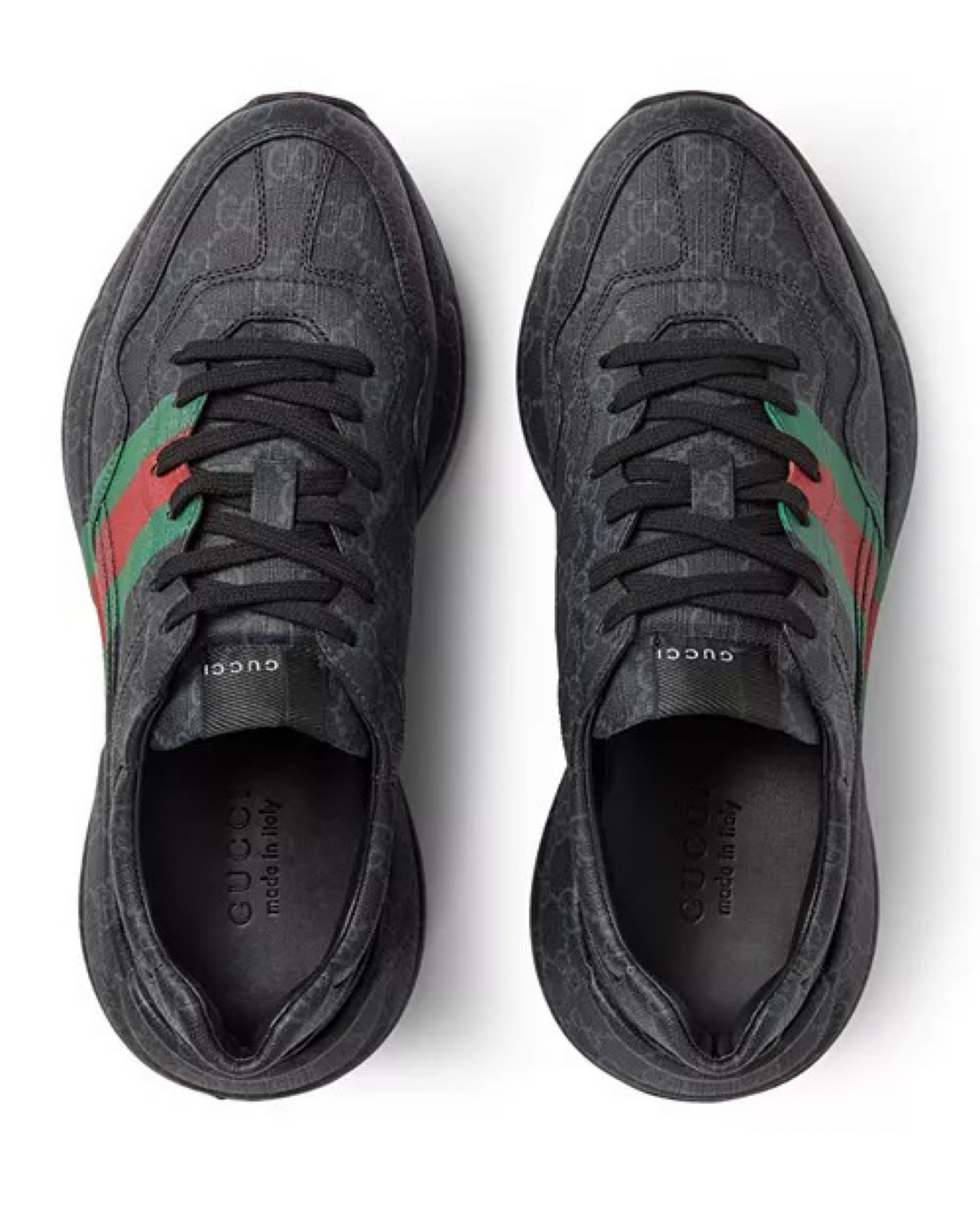 Men's Rhyton GG Supreme Canvas Sneakers