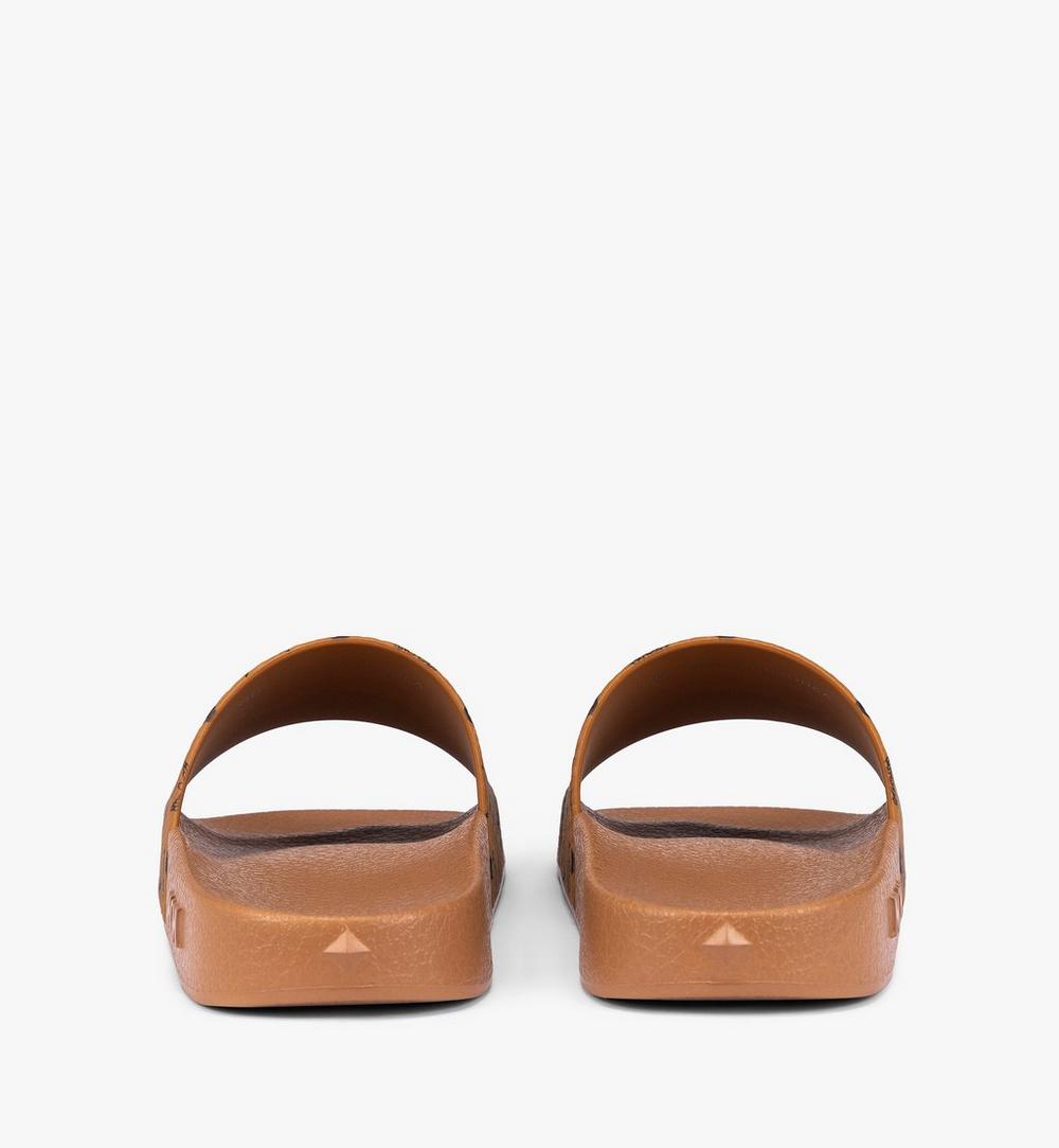 MONOGRAM PRINT RUBBER SLIDES