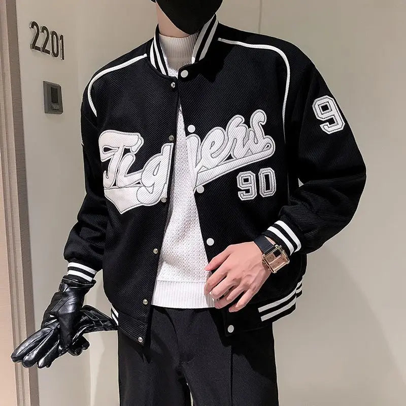 New Jacket Men's Heavy Jacket Spring and Autumn Men's Fashion Casual