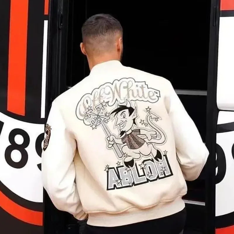 Street Popular Hip Hop Heavy Industry Jacket And Coat Men Y2K New Casual Jackets