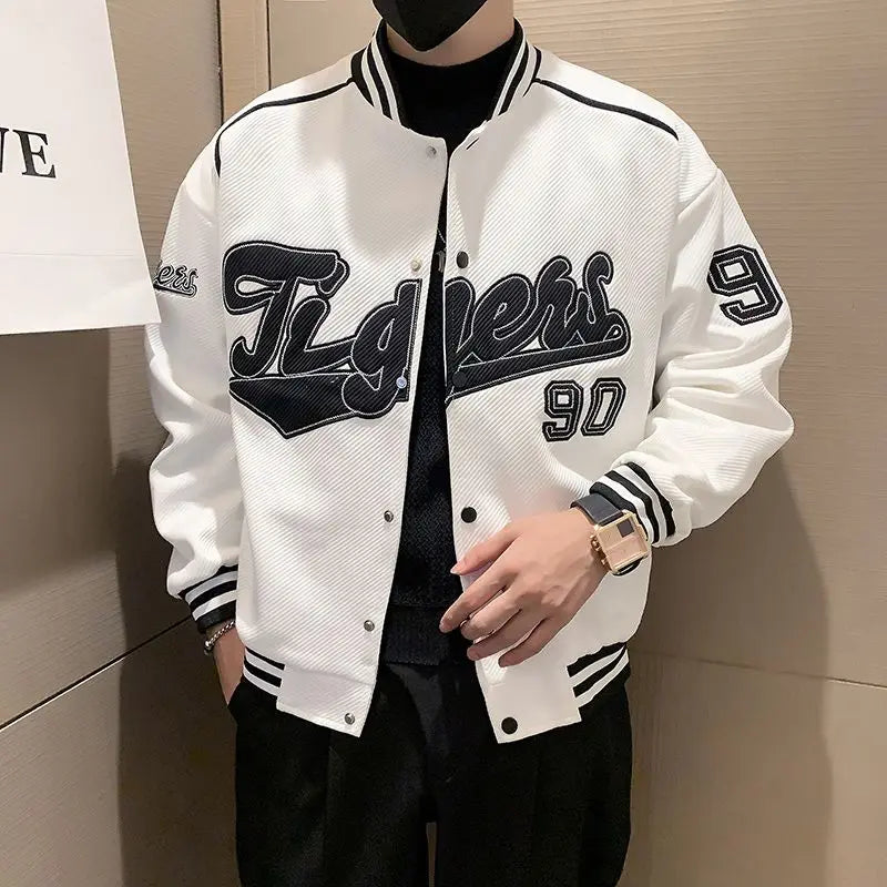 New Jacket Men's Heavy Jacket Spring and Autumn Men's Fashion Casual