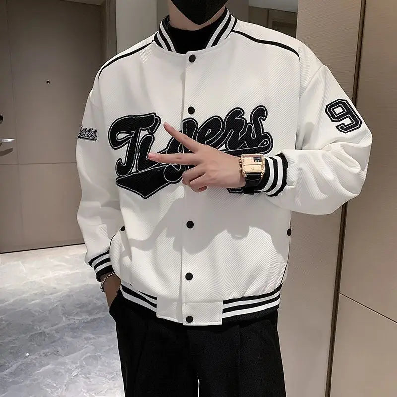 New Jacket Men's Heavy Jacket Spring and Autumn Men's Fashion Casual