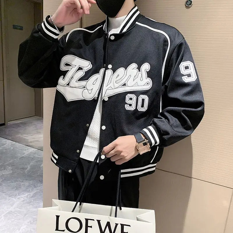 New Jacket Men's Heavy Jacket Spring and Autumn Men's Fashion Casual